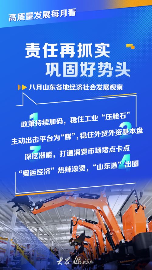 高質量發展每月看 責任再抓實 鞏固好勢頭 八月山東各地經濟社會發展觀察