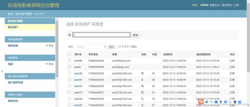 在線電影推薦網 python django mysql 協同過濾推薦算法在電影網站中的運用 基于用戶 物品的協同過濾推薦算法 開發在線電影推薦系統 電影網站推薦系統 人工智能 大數據